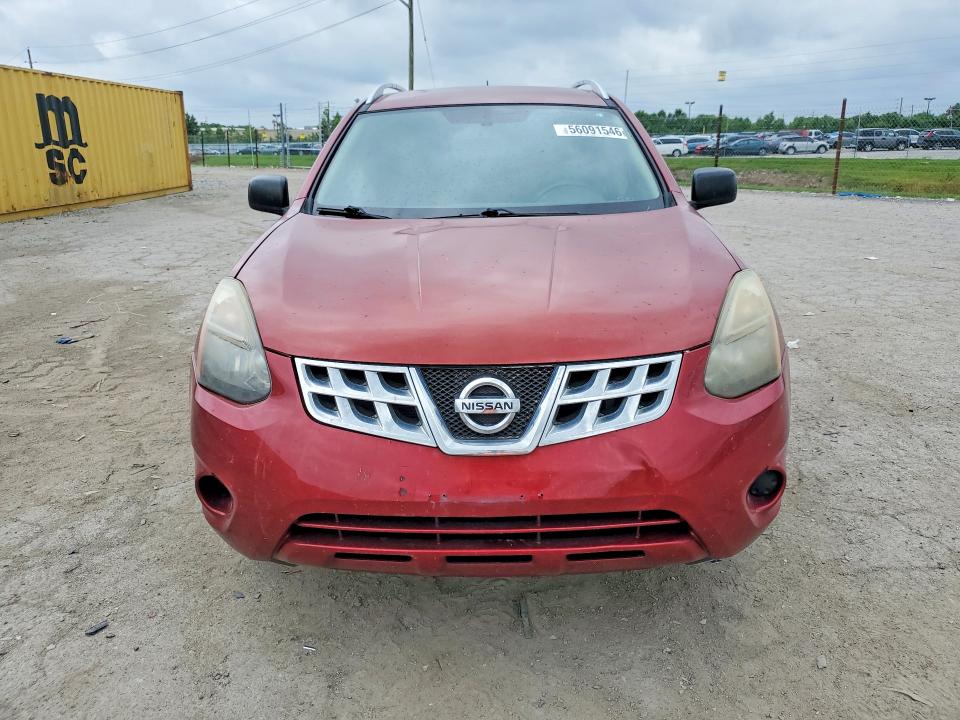 2014 Nissan Rogue VIN JN8AS5MV6EW717352 COPART salvage auction — REAR END, In - Cert Of Title-Salvage Title, sold $125 on 2026-07-28 (photo 5)