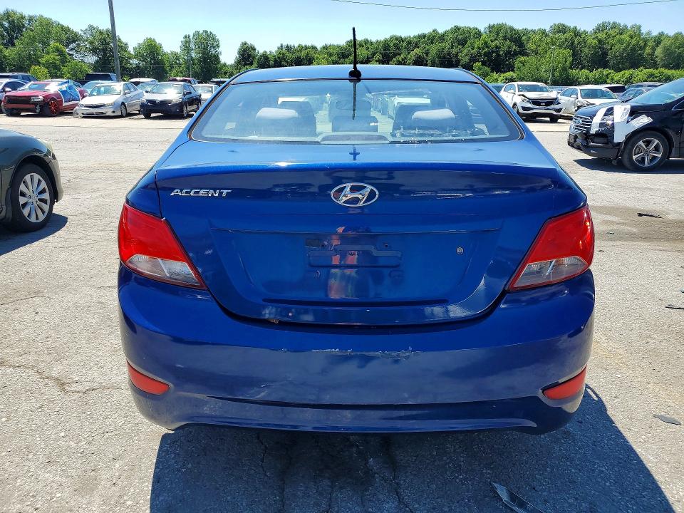 2016 Hyundai Accent VIN KMHCT4AE8GU062489 COPART salvage auction — FRONT END, Ky - Cert Of Title-Rebuilt Vehicle, sold $650 on 2026-07-09 (photo 6)