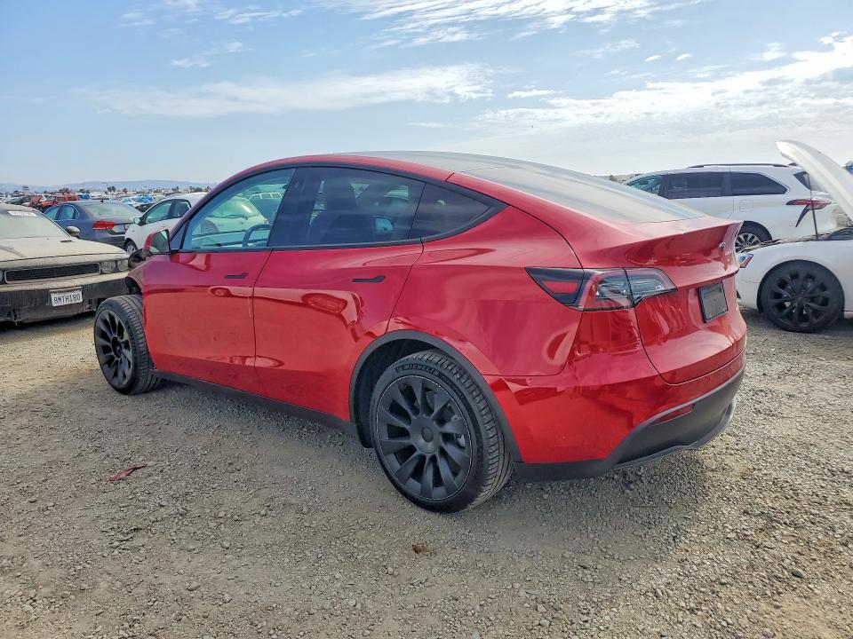 2022 Tesla Model y VIN 7SAYGDEE3NF464647 COPART salvage auction — FRONT END, Ca - Salvage Certificate, sold $8,700 on 2026-07-07 (photo 2)