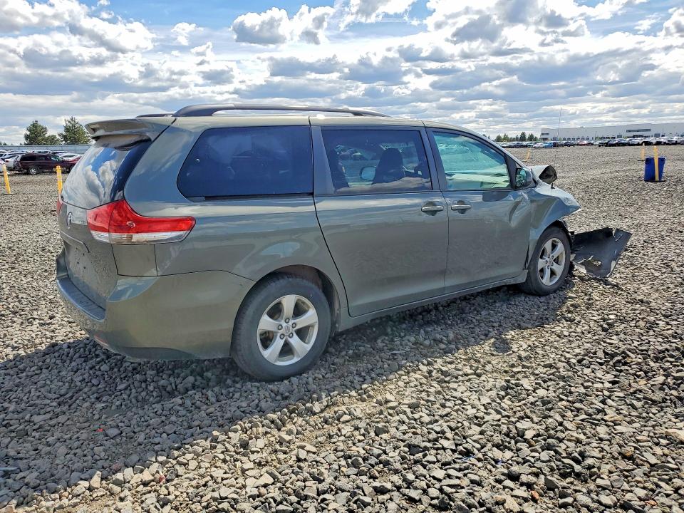 2012 Toyota VIN 5TDKK3DC0CS205599 COPART salvage auction — FRONT END, Wa - Bill Of Sale, sold $725 on 2026-07-08 (photo 3)