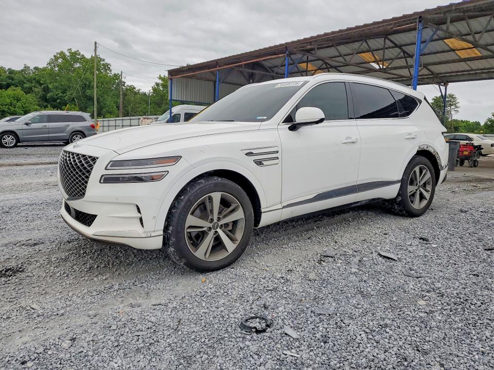 2021 Genesis Gv80 VIN KMUHB4SB2MU037761 COPART salvage auction — REAR END, Ga - Cert Of Title-Salvage, sold $6,300 on 2026-07-30 (photo 1)