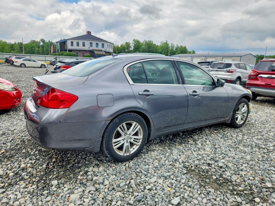 2010 Infiniti G37 VIN JN1CV6AR4AM457762 COPART salvage auction — FRONT END, MT - CERTIFICATE OF TITLE, sold $650 on 2026-07-16 (photo 3)