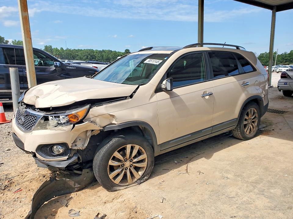 2011 Kia Sorento VIN 5XYKU4A22BG114194 COPART salvage auction — FRONT END, AL - CERT OF TITLE-SALVAGE TITLE (P), sold $175 on 2026-07-21 (photo 1)