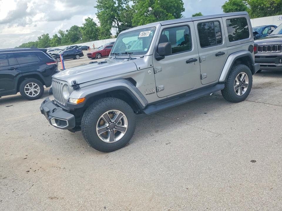 2021 Jeep Wrangler unlimited VIN 1C4HJXEG3MW582807 COPART salvage auction — FRONT END, MO - CERTIFICATE OF TITLE, sold $12,100 on 2026-07-16 (photo 1)
