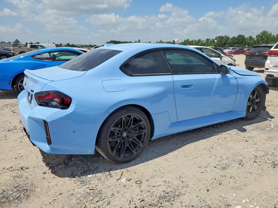 2024 BMW M2 VIN 3MF13DM02R8D94517 COPART salvage auction — FRONT END, Tx - Salvage Vehicle Title, sold $26,500 on 2026-07-10 (photo 3)