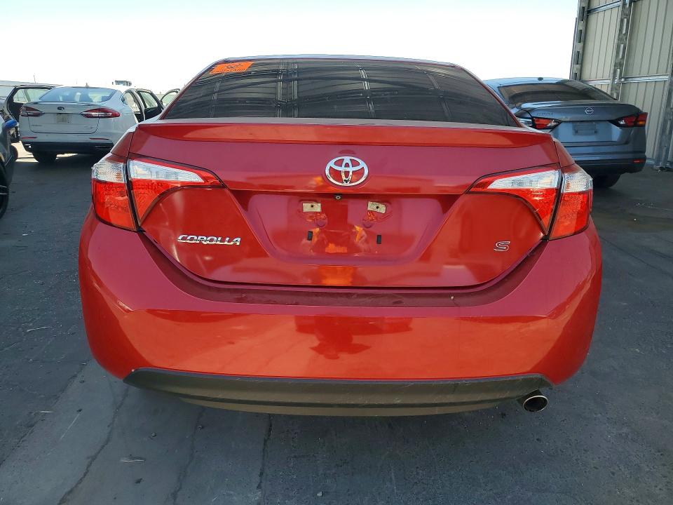 2015 Toyota Corolla VIN 5YFBURHE3FP349038 COPART salvage auction — FRONT END, Ca - Salvage Certificate, sold $875 on 2026-07-09 (photo 6)