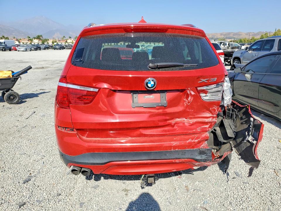 2017 BMW X3 VIN 5UXWZ7C50H0V85947 COPART salvage auction — REAR END, Ca - Salvage Certificate, sold $3,450 on 2026-07-22 (photo 6)