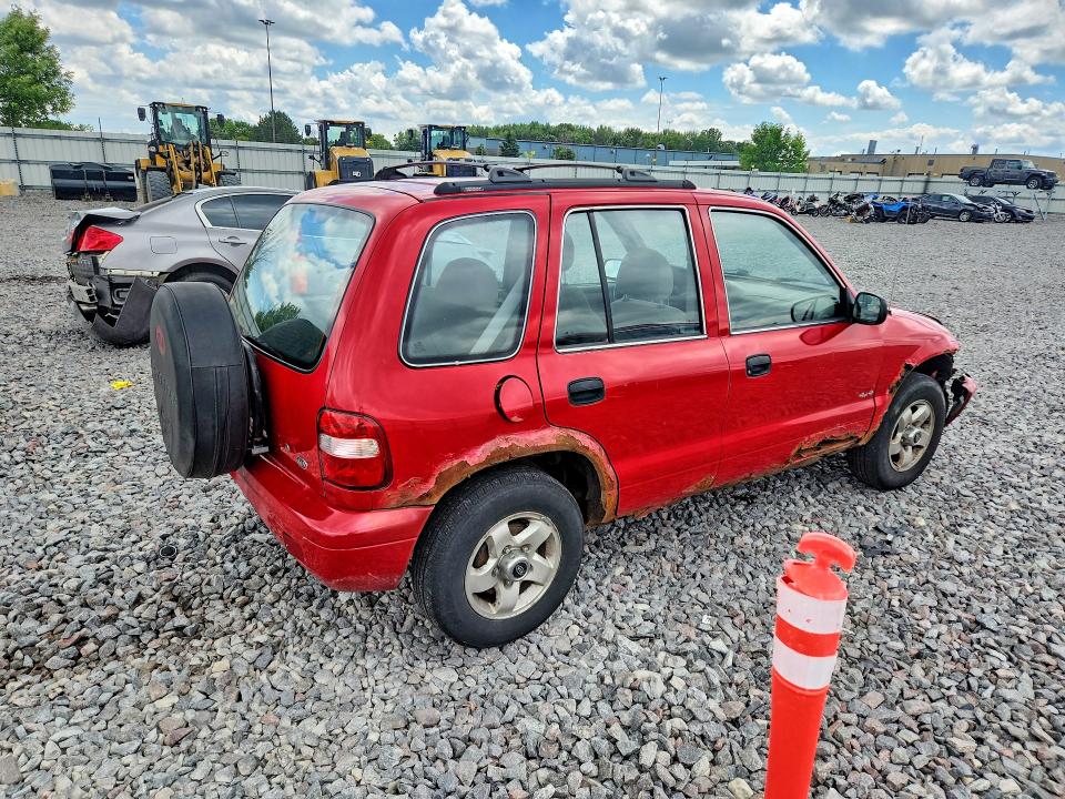2001 Kia Sportage VIN KNDJA723415061180 COPART salvage auction — FRONT END, Wi - Junked Vehicle Bill Of Sale, sold $175 on 2026-07-06 (photo 3)