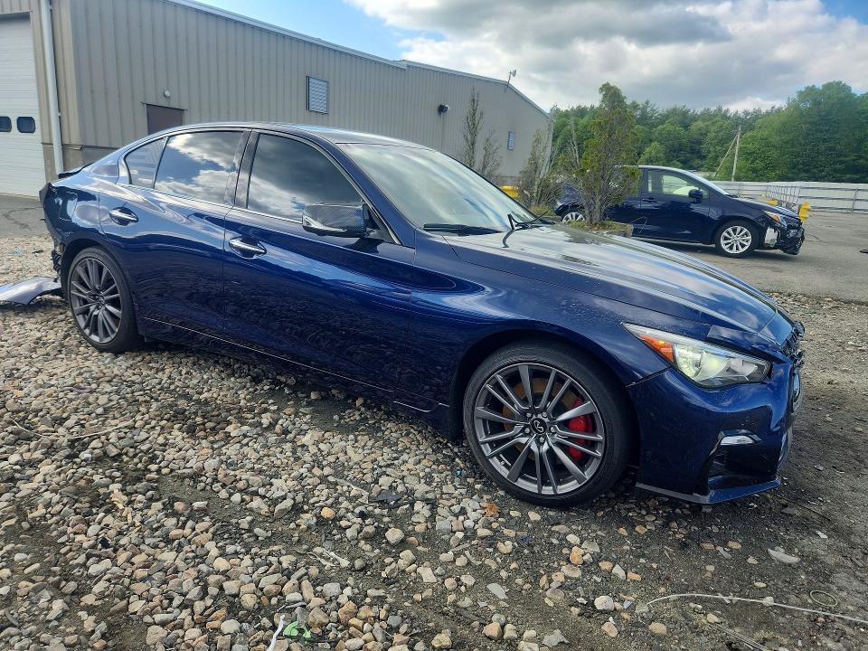 2021 Infiniti VIN JN1FV7DR6MM880698 COPART salvage auction — REAR END, Ct - Cert Of Title-Salvage, sold $4,750 on 2026-07-21 (photo 4)