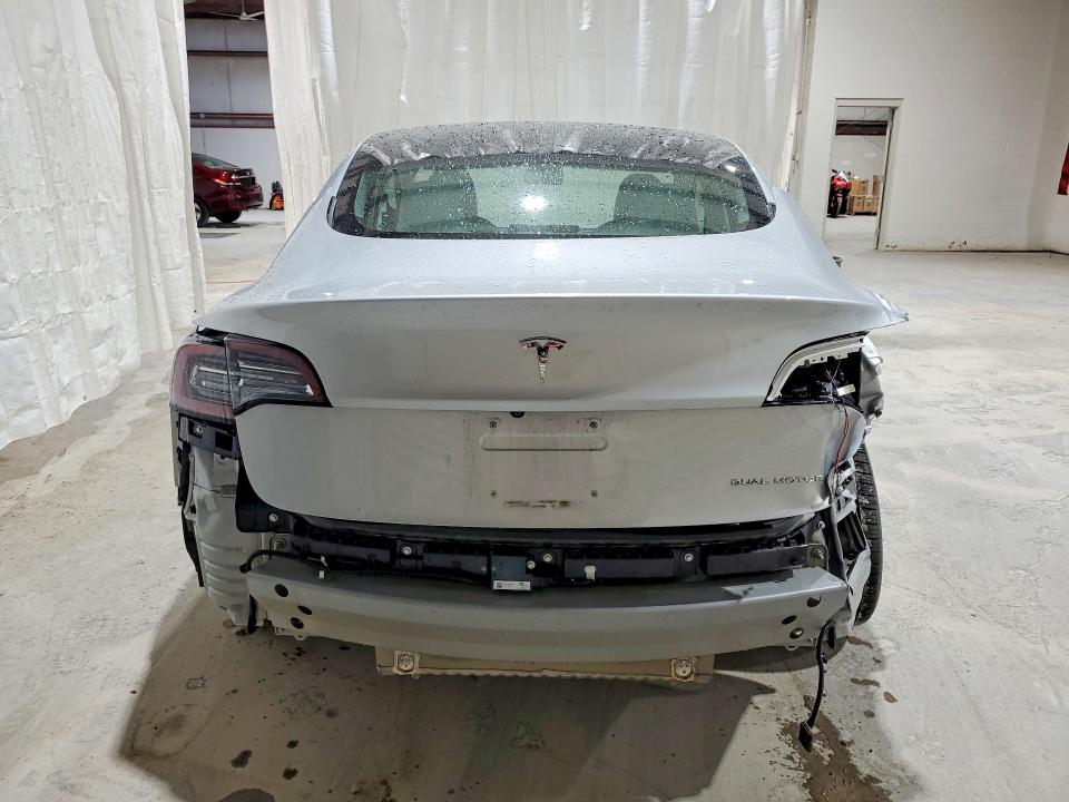 2018 Tesla Model 3 VIN 5YJ3E1EB1JF097257 COPART salvage auction — REAR END, Ny - Mv-907A Salvage Certificate, sold $3,800 on 2026-07-13 (photo 6)