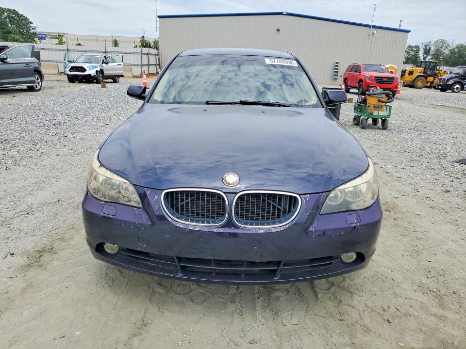 2006 BMW 5 series VIN WBANE53566CK84783 COPART salvage auction — MECHANICAL, Sc - Certificate Of Title, sold $600 on 2026-07-06 (photo 5)