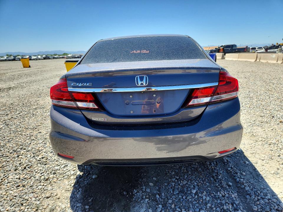 2014 Honda Civic VIN 19XFB2F52EE031459 COPART salvage auction — FRONT END, CO - PUBLIC - SALVAGE TITLE, sold $1,800 on 2026-07-09 (photo 6)