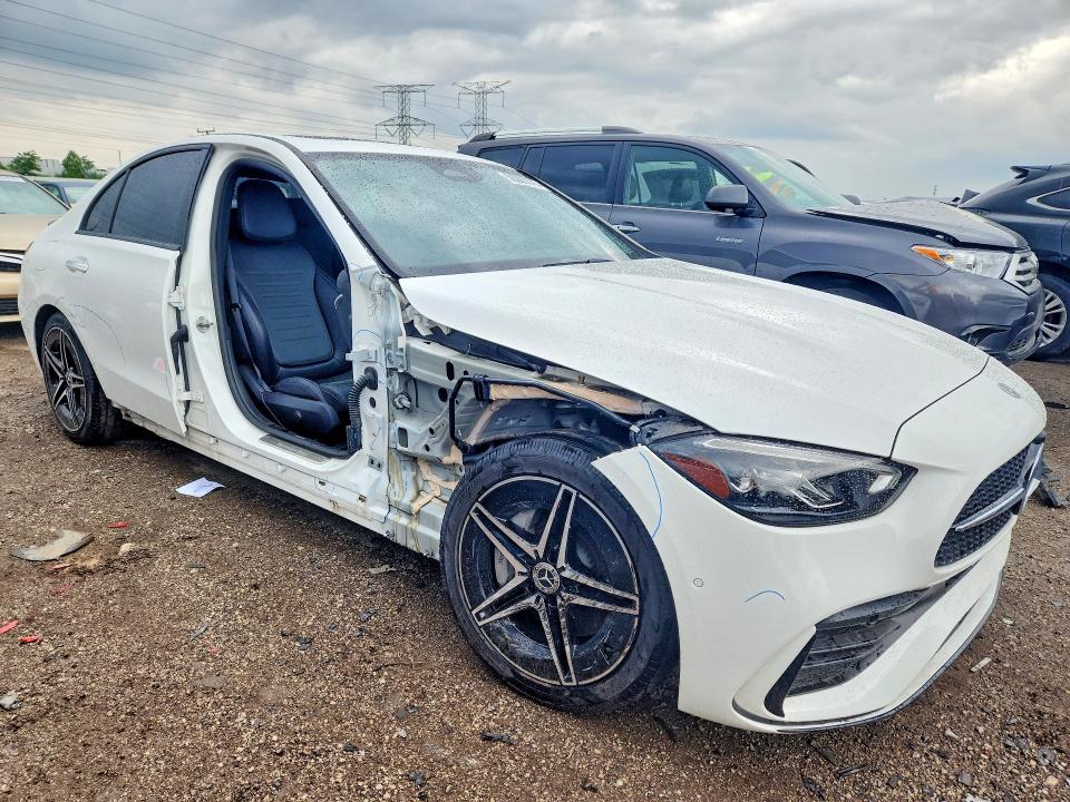 2022 Mercedes-benz C-klasse VIN W1KAF4HB6NR015238 COPART salvage auction — SIDE, IL - SALVAGE CERTIFICATE, sold $6,600 on 2026-07-30 (photo 4)