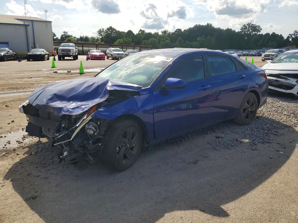 2021 Hyundai Elantra VIN 5NPLM4AG4MH046346 COPART salvage auction — FRONT END, Ms - Certificate Of Title, sold $1,800 on 2026-07-10 (photo 1)