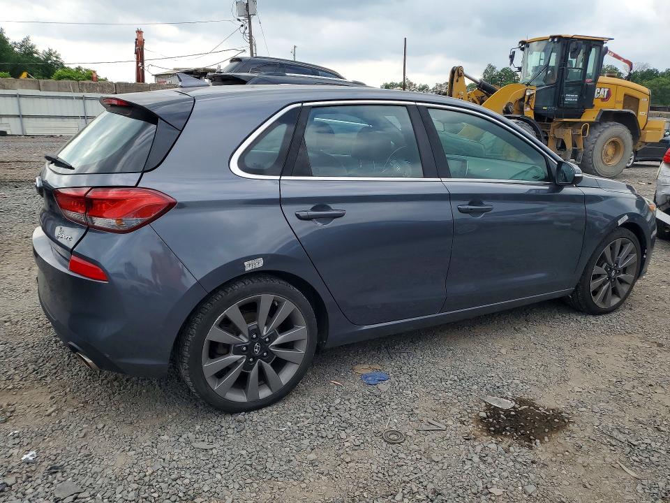 2018 Hyundai Elantra VIN KMHH55LC0JU012775 COPART salvage auction — REAR END, Nj - Cert Of Title-Salvage, sold $1,550 on 2026-07-24 (photo 3)