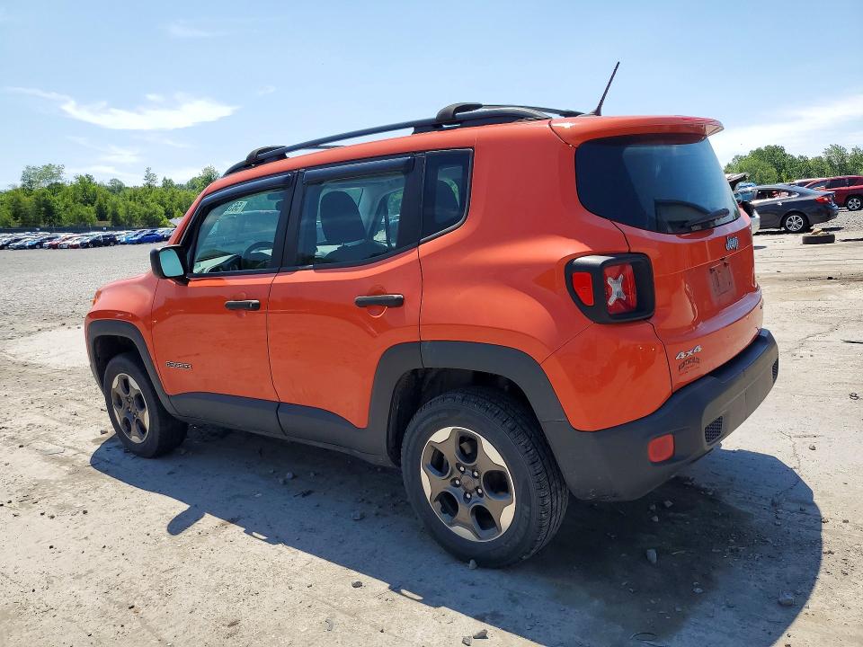 2015 Jeep Renegade VIN ZACCJBAHXFPC02910 COPART salvage auction — SIDE, Pa - Certificate Of Salvage, sold $2,200 on 2026-07-15 (photo 2)