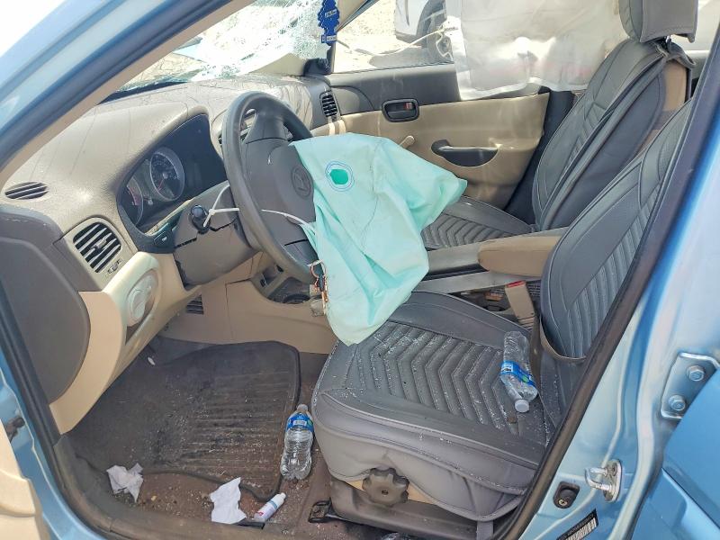 2009 Hyundai Accent VIN KMHCN46C89U284373 COPART salvage auction — FRONT END, Ca - Junk Receipt, sold $60 on 2026-07-10 (photo 7)