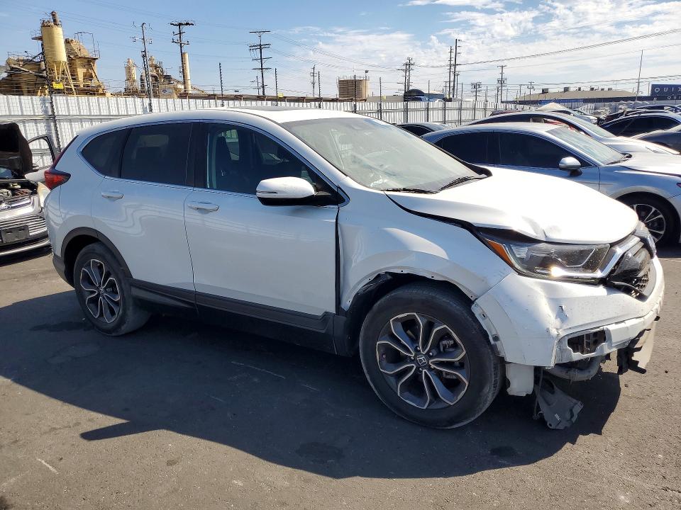 2020 Honda Cr-v VIN 2HKRW1H59LH422741 COPART salvage auction — FRONT END, Ca - Salvage Certificate, sold $8,000 on 2026-07-09 (photo 4)