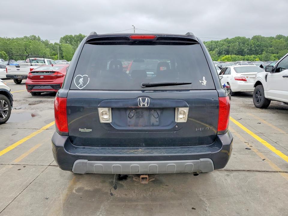 2004 Honda Pilot VIN 2HKYF18504H585291 COPART salvage auction — FRONT END, Ky - Cert Of Title-Salvage, sold $300 on 2026-07-02 (photo 6)
