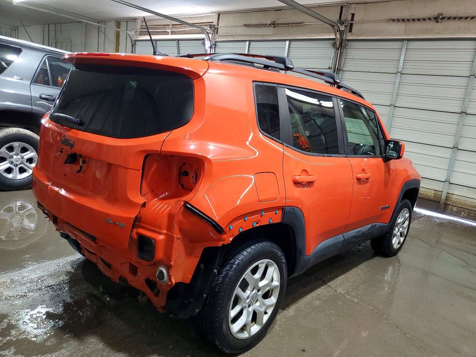 2015 Jeep Renegade VIN ZACCJBBT9FPB37292 COPART salvage auction — REAR END, Tn - Salvage Certificate, sold $1,800 on 2026-07-30 (photo 3)