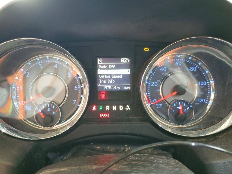 2016 Chrysler Voyager VIN 2C4RC1BG1GR298525 COPART salvage auction — WATER/FLOOD, Tx - Salvage Title-Flood Damage, sold $300 on 2026-07-17 (photo 9)