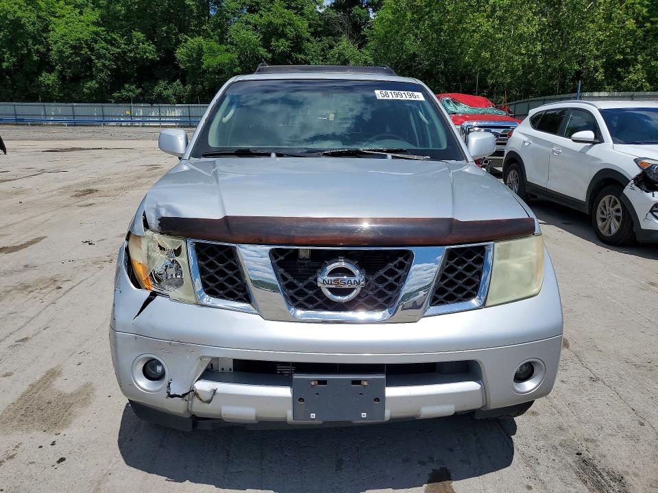2005 Nissan Pathfinder VIN 5N1AR18W95C750636 COPART salvage auction — UNDERCARRIAGE, Pa - Certificate Of Salvage, sold $500 on 2026-07-02 (photo 5)
