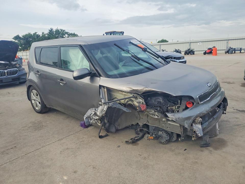 2015 Kia Soul VIN KNDJN2A24F7217858 COPART salvage auction — FRONT END, Tx - Salvage Vehicle Title, sold $825 on 2026-07-09 (photo 4)
