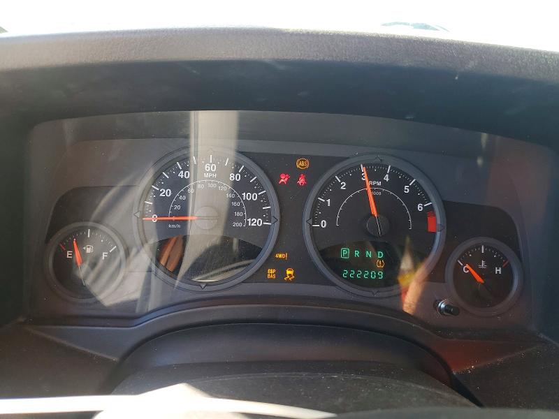 2008 Jeep Liberty (patriot) VIN 1J8FF28W98D636779 COPART salvage auction — FRONT END, UT - SALVAGE CERTIFICATE, sold $350 on 2026-08-03 (photo 9)