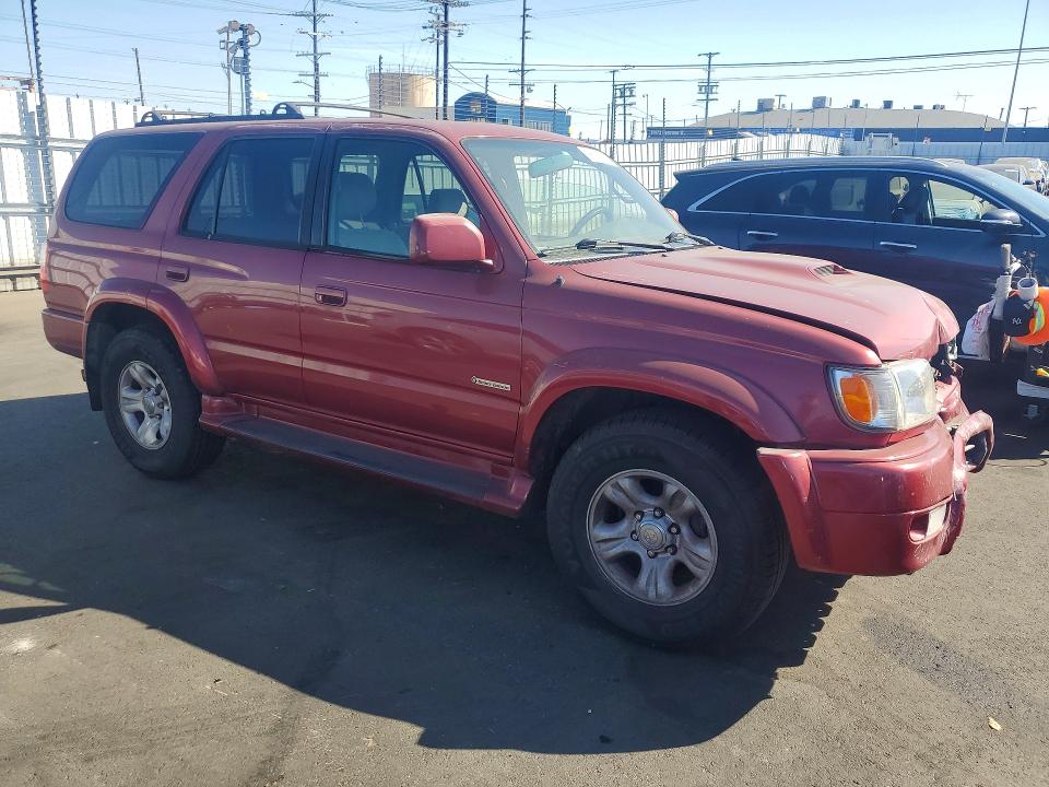 2002 Toyota 4runner VIN JT3GN86R220247872 COPART salvage auction — FRONT END, Ca - Salvage Certificate, sold $1,000 on 2026-07-13 (photo 4)