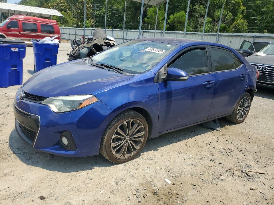 2014 Toyota Corolla VIN 5YFBURHEXEP063217 COPART salvage auction — REAR END, Ga - Cert Of Title-Salvage, sold $3,200 on 2026-07-27 (photo 1)
