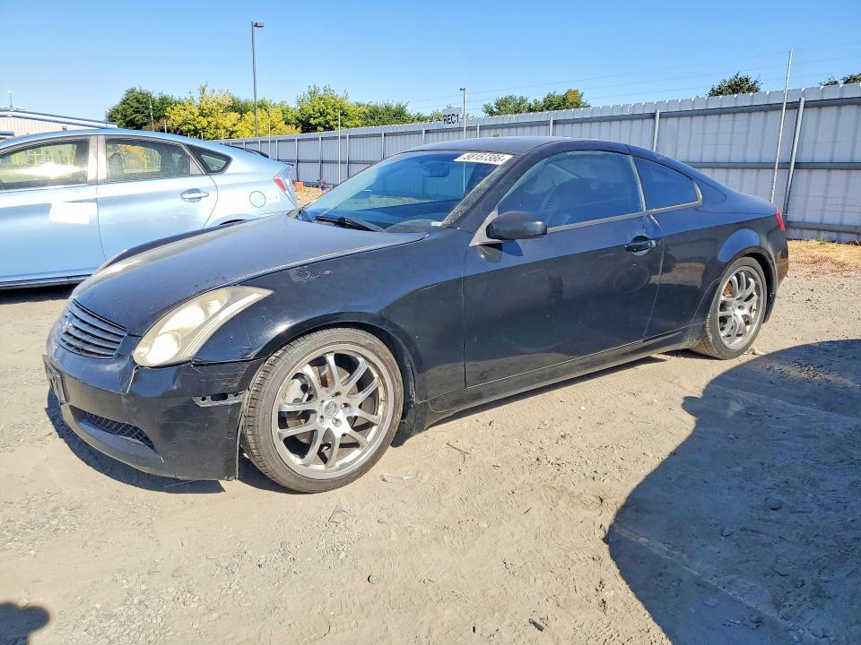2007 Infiniti G35 VIN JNKCV54E87M905962 COPART salvage auction — FRONT END, Ca - Salvage Certificate, sold $825 on 2026-07-07 (photo 1)