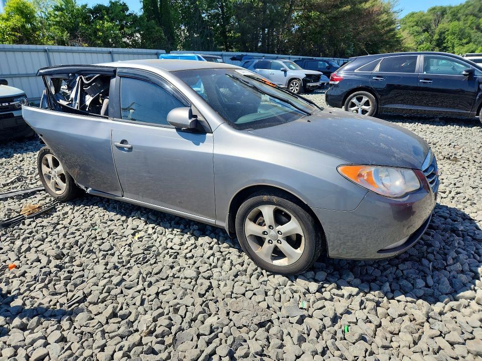 2010 Hyundai Elantra VIN KMHDU4AD3AU090961 COPART salvage auction — REAR END, Nj - Cert Of Title-Salvage, sold $400 on 2026-07-13 (photo 4)