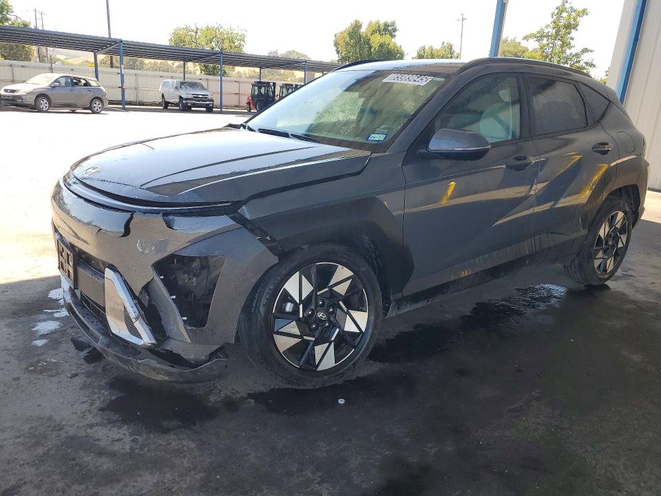 2025 Hyundai Kona VIN KM8HB3AB8SU338588 COPART salvage auction — UNDERCARRIAGE, TX - CERTIFICATE OF TITLE (P), sold $375 on 2026-07-08 (photo 1)