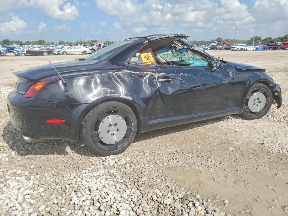 2002 Lexus Sc VIN JTHFN48Y220013895 COPART salvage auction — ROLLOVER, Fl - Cert Of Title Slvg Rebuildable, sold $675 on 2026-07-16 (photo 3)