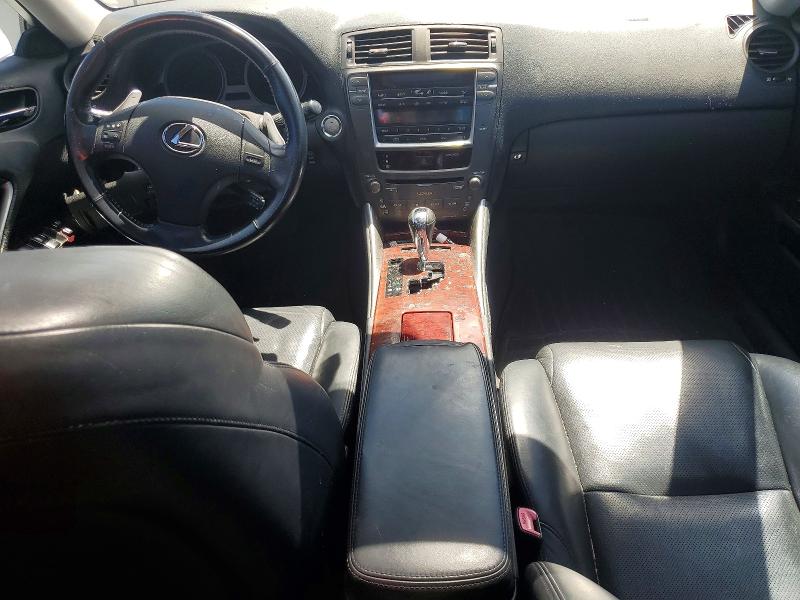 2007 Lexus Is VIN JTHBK262272056297 COPART salvage auction — VANDALISM, Ca - Salvage Certificate, sold $375 on 2026-07-20 (photo 8)