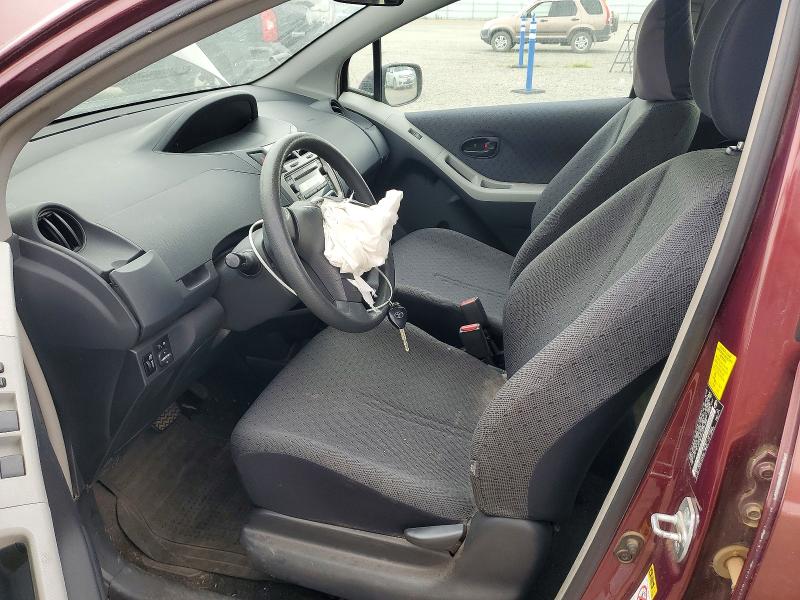 2010 Toyota Yaris VIN JTDKT4K39A5294498 COPART salvage auction — FRONT END, Ca - Acq Bos - Post Sale - Salvage, sold $525 on 2026-07-10 (photo 7)