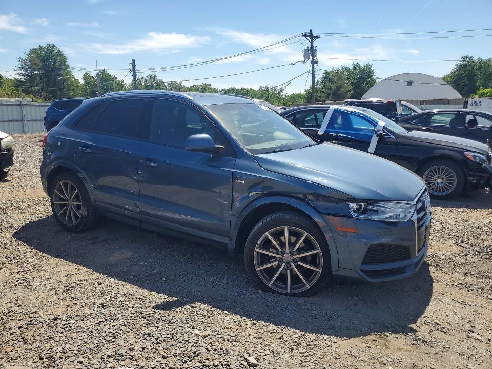 2018 Audi Q3 VIN WA1ECCFS9JR021752 COPART salvage auction — FRONT END, Nj - Cert Of Title-Salvage, sold $1,850 on 2026-07-10 (photo 4)