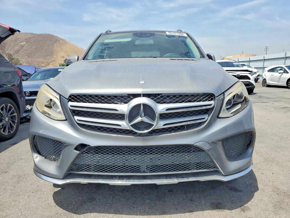 2016 Mercedes-benz Gle class VIN 4JGDA5GB6GA624209 COPART salvage auction — FRONT END, Ca - Cert Of Title Or Salvage Acq (P), sold $3,300 on 2026-07-09 (photo 5)