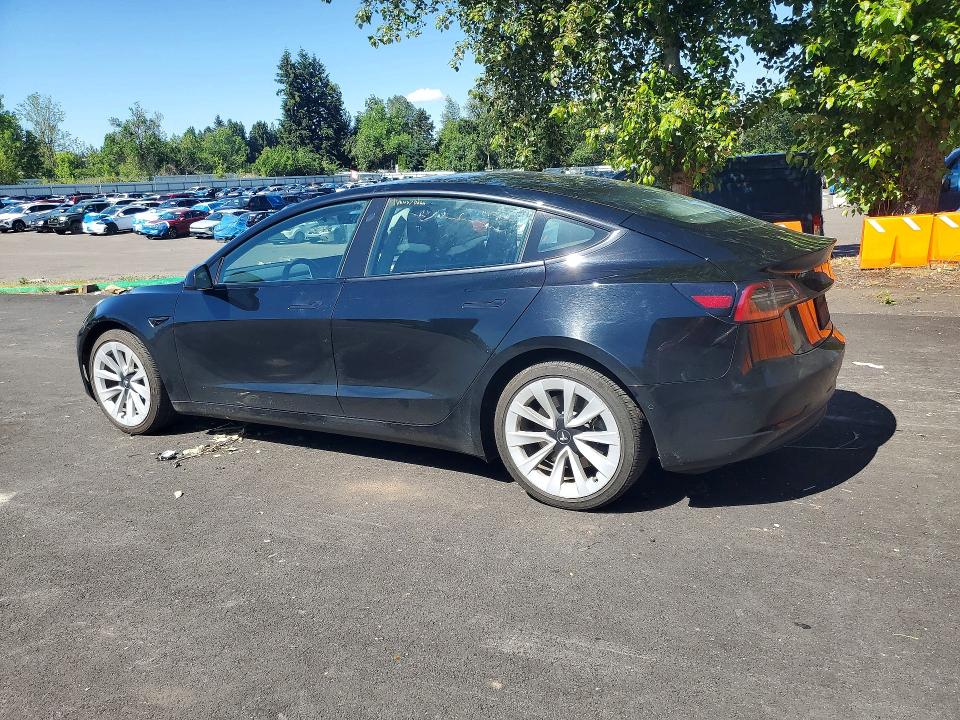 2022 Tesla Model 3 VIN 5YJ3E1EA4NF371726 COPART salvage auction — MECHANICAL, OR - SALVAGE TITLE CERTIFICATE, sold $125 on 2026-07-27 (photo 2)