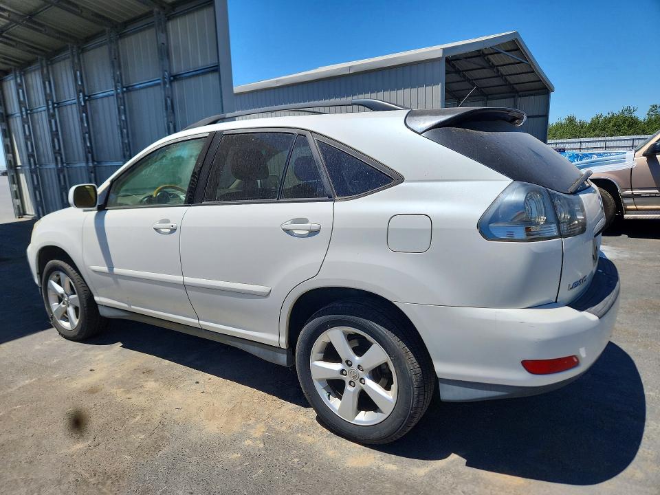 2005 Lexus Rx VIN JTJGA31U050058628 COPART salvage auction — FRONT END, Ca - Salvage Certificate, sold $1,100 on 2026-07-30 (photo 2)