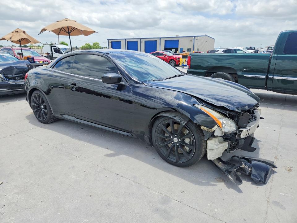 2009 Infiniti G VIN JNKCV66E79M724907 COPART salvage auction — FRONT END, Tx - Salvage Vehicle Title, sold $2,600 on 2026-07-17 (photo 4)