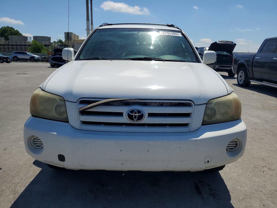 2005 Toyota Highlander VIN JTEGP21A850070653 COPART salvage auction — SIDE, Ok - Cert Of Title-Salvage, sold $675 on 2026-07-06 (photo 5)