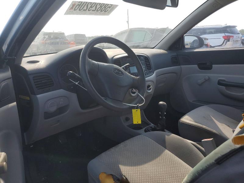 2009 Hyundai Accent VIN KMHCM36C19U128611 COPART salvage auction — MINOR DENT/SCRATCHES, TX - SALVAGE VEHICLE TITLE (P), sold $600 on 2026-07-09 (photo 8)