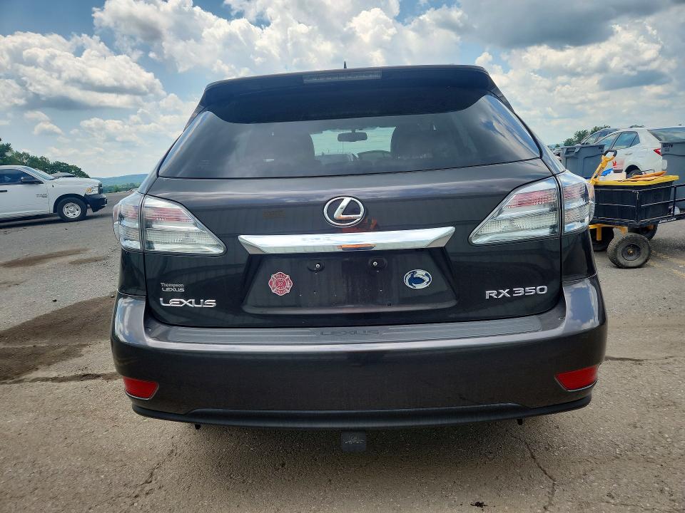 2010 Lexus Rx 350 VIN JTJBK1BA7A2401434 COPART salvage auction — SIDE, PA - CERTIFICATE OF SALVAGE, sold $4,950 on 2026-07-10 (photo 6)