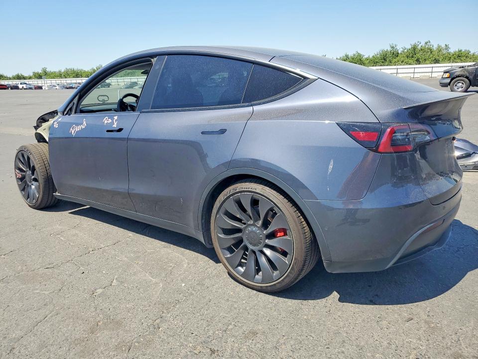 2022 Tesla Model y VIN 7SAYGDEF8NF394118 COPART salvage auction — FRONT END, Ca - Salvage Certificate, sold $10,700 on 2026-07-16 (photo 2)