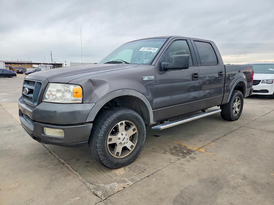 2004 Ford F-150 lightning VIN 1FTPW14564KB01207 COPART salvage auction — FRONT END, Tx - Bonded Title - Clean (P), sold $1,000 on 2026-07-09 (photo 1)