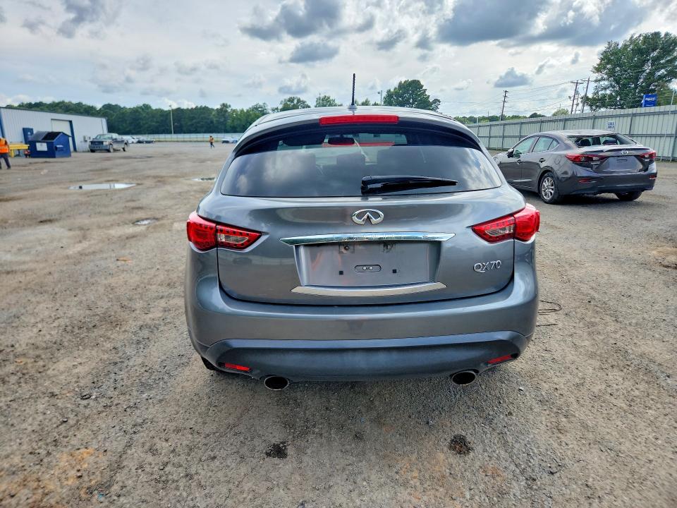 2017 Infiniti Qx70 VIN JN8CS1MU3HM142166 COPART salvage auction — FRONT END, La - Cert Of Title-Salvage, sold $500 on 2026-07-23 (photo 6)