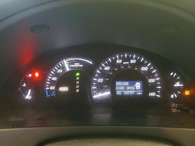 2007 Toyota Camry hybrid VIN JTNBB46K073042756 COPART salvage auction — FRONT END, PA - CERTIFICATE OF SALVAGE, sold $875 on 2026-07-15 (photo 9)