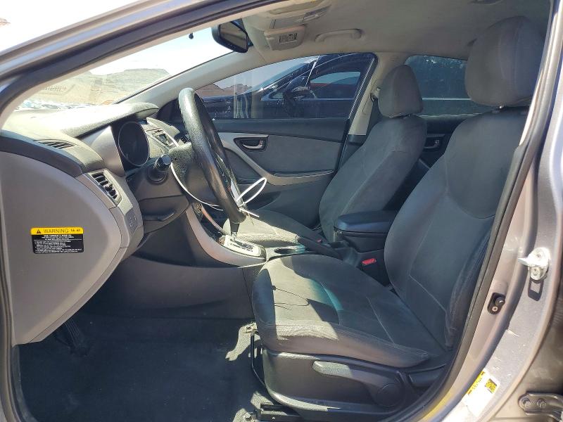2012 Hyundai Elantra VIN KMHDH4AE7CU282285 COPART salvage auction — MECHANICAL, Nv - Certificate Of Title, sold $125 on 2026-07-08 (photo 7)