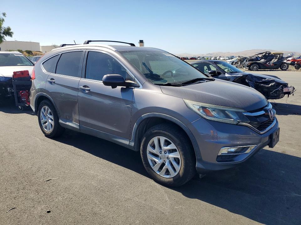 2015 Honda Cr-v VIN 2HKRM4H75FH650605 COPART salvage auction — SIDE, Ca - Salvage Certificate, sold $550 on 2026-07-29 (photo 4)